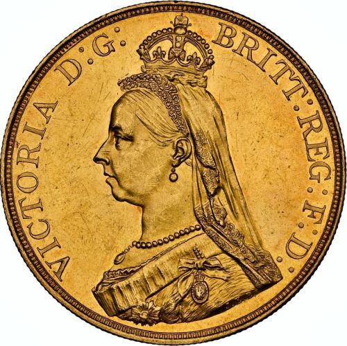 NGC Ð Victoria (1837-1901), Five Pounds, 1887