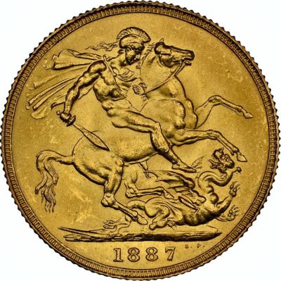 NGC Ð Victoria (1837-1901), Sovereign, 1887 - 3