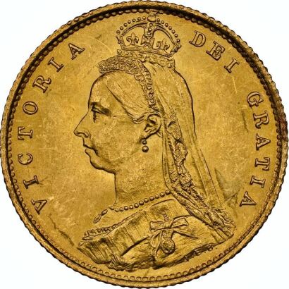 NGC Ð Victoria (1837-1901), Half Sovereign, 1887