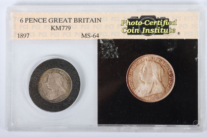 Victoria (1837-1901), Sixpence 1897