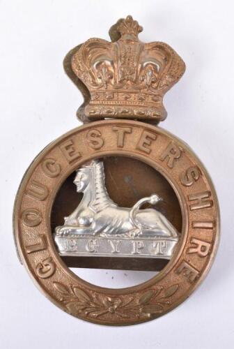 Victorian Gloucestershire Regiment Other Ranks Glengarry Badge