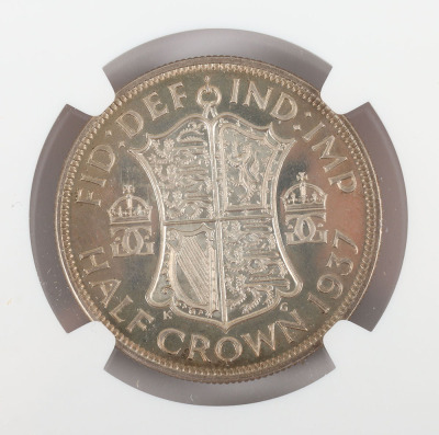 NGC Ð George VI (1936-52), Halfcrown 1937 Proof, - 3