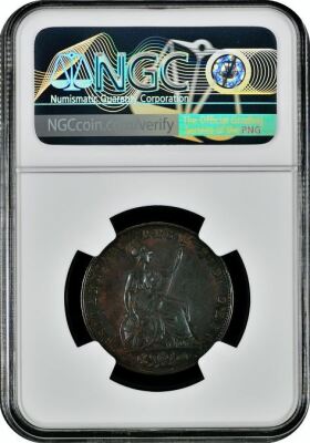 NGC Ð Victoria (1837-1901), Halfpenny, 1853 - 4