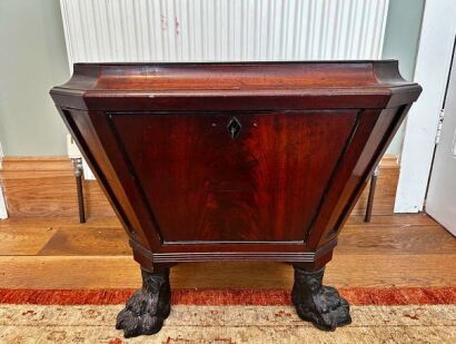 A Regency mahogany cooler