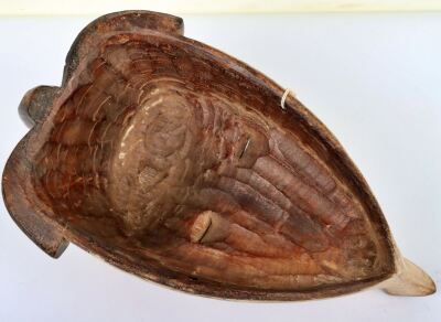 An African Fang funeral mask, typical white colour and carved features - 6