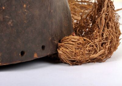 An African carved Fang full helmet mask - 5