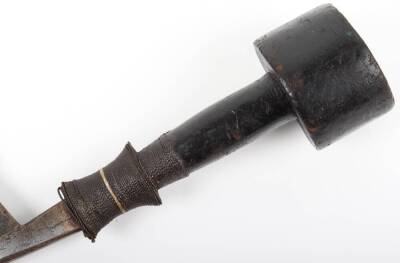 African Mangbetu Sickle Sword - 7