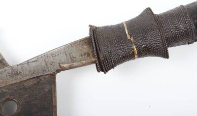 African Mangbetu Sickle Sword - 10