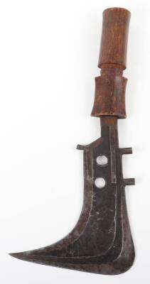 African Mangbetu Sickle Sword - 2