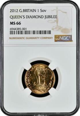 NGC Ð Elizabeth II (1952-2022), Sovereign, 2012 - 2