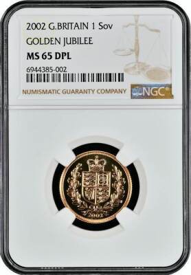 NGC Ð Elizabeth II (1952-2022), Sovereign, 2002 - 2