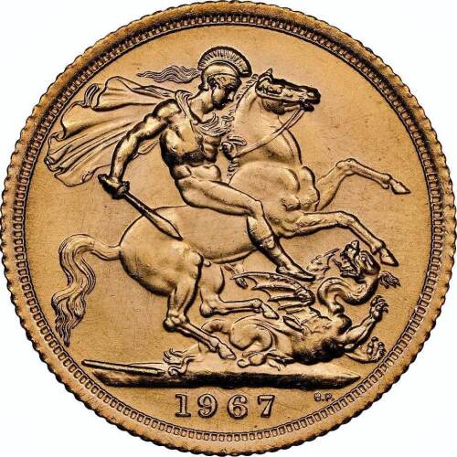 NGC Ð Elizabeth II (1952-2022), Sovereign, 1967