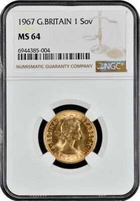 NGC Ð Elizabeth II (1952-2022), Sovereign, 1967 - 2