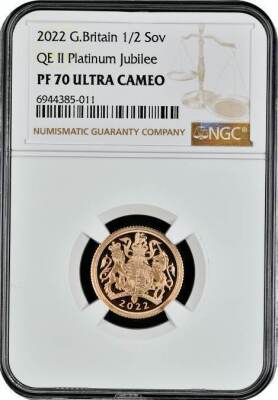 NGC Ð Elizabeth II (1952-2022), Half Sovereign, 2022 - 2