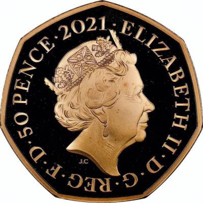 NGC Ð Elizabeth II (1952-2022), 50p Decimal Day 50th Anniversary, 2021 - 3