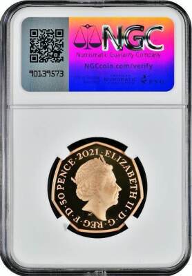 NGC Ð Elizabeth II (1952-2022), 50p Decimal Day 50th Anniversary, 2021 - 4