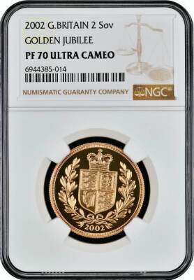 NGC Ð Elizabeth II (1952-2022), Double Sovereign, 2002 - 2