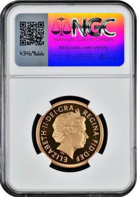 NGC Ð Elizabeth II (1952-2022), Double Sovereign, 2002 - 4