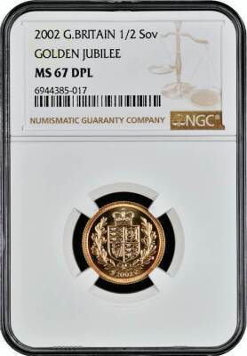 NGC Ð Elizabeth II (1952-2022), Half Sovereign, 2002 - 2