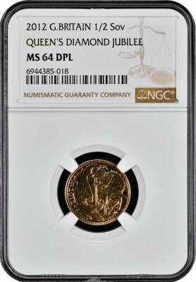 NGC Ð Elizabeth II (1952-2022), Half Sovereign, 2012 - 2