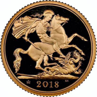 NGC Ð Elizabeth II (1952-2022), Half Sovereign, 2018