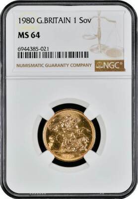 NGC Ð Elizabeth II (1952-2022), Sovereign, 1980 - 2