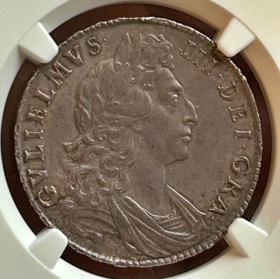 NGC Ð William III (1694-1702), Halfcrown 1698 - 3