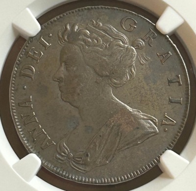 NGC &ETH; Anne (1702-14), Halfcrown, 1707, pre-Union