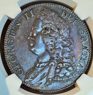 NGC Ð George II (1727-1760), Crown, 1743 - 7