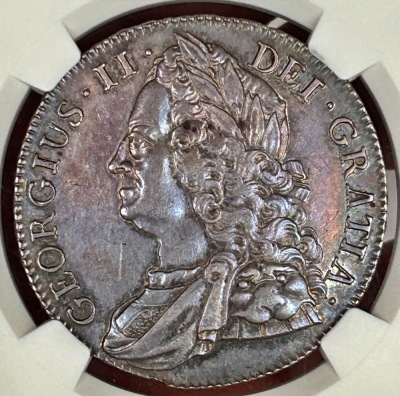 NGC Ð George II (1727-1760), Crown, 1743