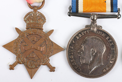 An Interesting Army 1914 Star Long Service Medal Group of 3 to a Warrant Officer who Served in the Army Service Corps Before Transferring to the Tank Corps Where he Earnt his Long Service Medal - 2