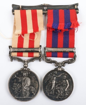 Victorian Campaign Medal Pair for Service in India with the 3rd Battalion Rifle Brigade - 9