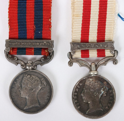 4 Contemporary Victorian Miniature Medals Covering Service in India and Egypt - 2