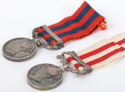 4 Contemporary Victorian Miniature Medals Covering Service in India and Egypt - 7