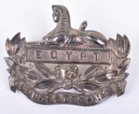 Gloucestershire Regiment Officers Silver Plated Cap Badge