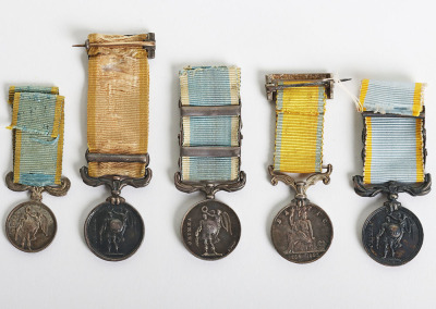 Collection of 5 Contemporary Victorian Miniature Medals for Service in the Crimea and the Baltic - 5