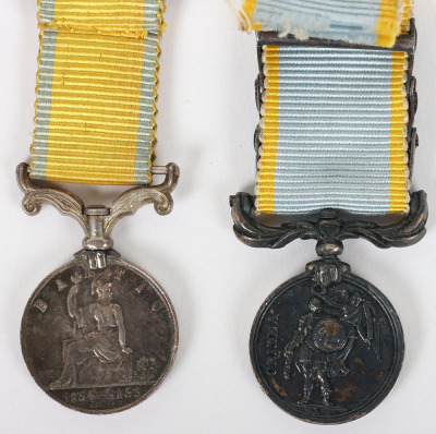 Collection of 5 Contemporary Victorian Miniature Medals for Service in the Crimea and the Baltic - 7