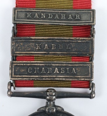 Second Afghan War Campaign Medal Pair to a Piper in the 92nd (Gorgon Highlanders) Regiment of Foot, During the Assault on Pir Paimal in the Battle of Kandahar he Struck up a Tune on his Bagpipes Until the Bag was Pierced by an Enemy Bullet - 2