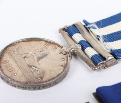 Egypt & Sudan Campaign Medal Pair to an Able Seaman on H.M.S. Superb - 6