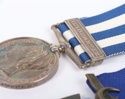 Egypt & Sudan Campaign Medal Pair to an Able Seaman on H.M.S. Superb - 8