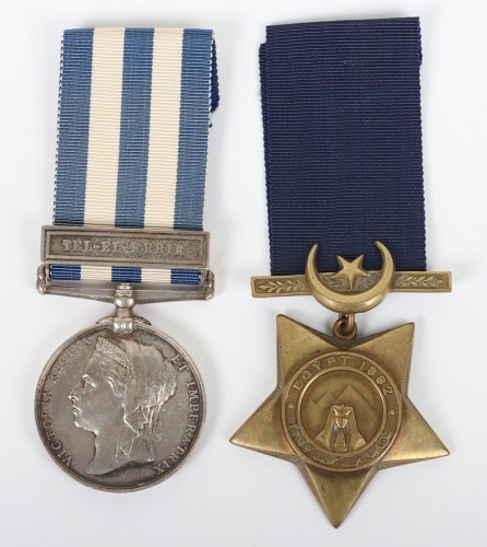 Egypt & Sudan Campaign Medal Pair to the Scots Guards