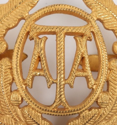 WW2 Air Transport Auxiliary (A.T.A) Officers Cap Badge - 2