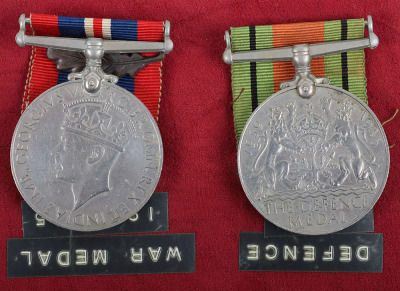 Display of WW2 British Campaign Medals - 8