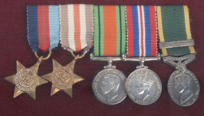 A Second World War Territorial Long Service Medal Group of 5 - 2