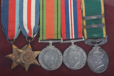 A Second World War Territorial Long Service Medal Group of 5 - 3