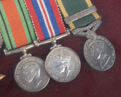 A Second World War Territorial Long Service Medal Group of 5 - 8