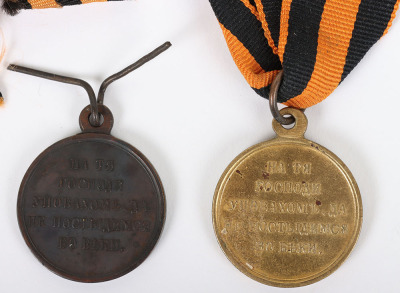 A Pair of Imperial Russian Medals for the Crimea War - 4