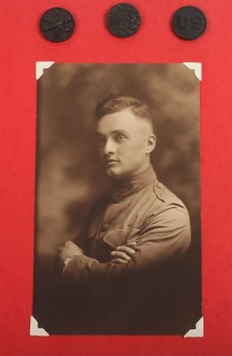 WW1 American Officers Medal and Paperwork Grouping of 2nd Lieutenant Thomas C Chalmers 26th Yankee Division - 6