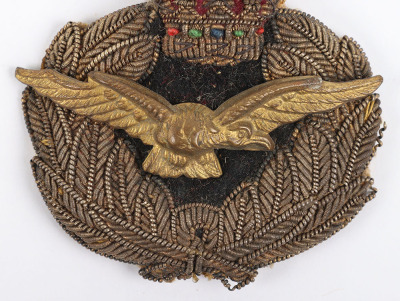 WW2 Royal Air Force Air Rank Officers Cap Badge - 2