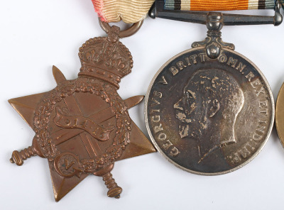 A Great War Naval Long Service Medal Group of 4, HMS COLUMBINE - 3